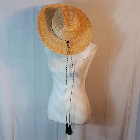 Wide Brim Straw Western Hat - Picture 1 of 6